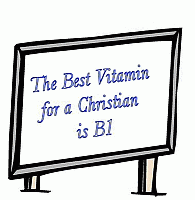 The Best Vitamin for a Christian is B1